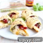 Naan Pizza Rolls