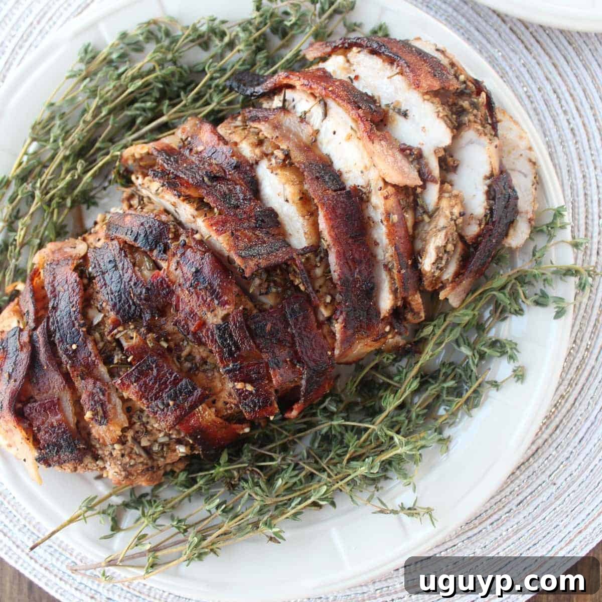 Bacon Wrapped Turkey Breast
