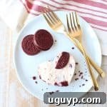 These delicious no bake cheesecake bars with a Red Velvet Oreo crust are sweet, decadent and can be cut into heart shapes for a cute Valentine's Day Treat!