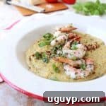 Thumbnail of the finished Italian shrimp and polenta dish