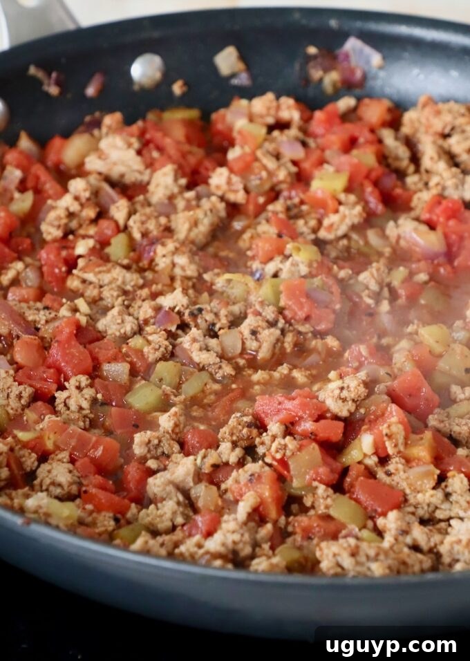 cooked chipotle chili in skillet