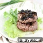 Whole30 Hamburgers are healthy, packed with protein, and gluten free, they're wrapped in lettuce and topped with a sesame scallion sauce for a flavorful meal!