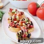 Vegan Avocado Tomato Bruschetta