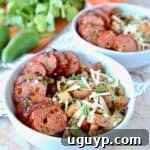 Grilled Sausage Potato Pepper Bowls