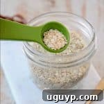 Homemade French Onion Dip Mix in a mason jar with a green measuring spoon, illustrating a perfectly prepared batch ready for use.