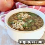 Instant Pot Turkey Soup with Stuffing Dumplings