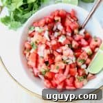 Close-up of fresh Pico de Gallo