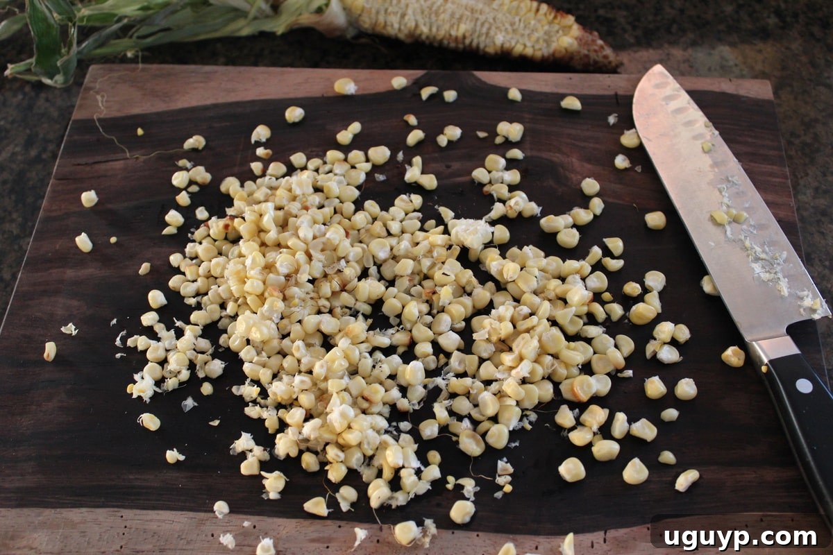 Deconstructed Grilled Corn on the Cob