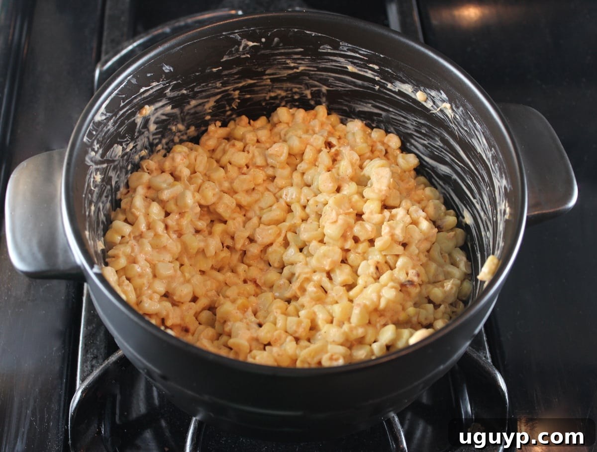 Deconstructed Mexican Street Corn on the Stove