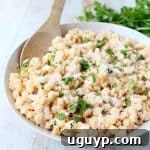 Deconstructed Mexican Street Corn combines grilled corn off the cob, cilantro, sour cream, lime juice & parmesan cheese for an amazingly flavorful side dish recipe!
