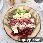 Christmas tree cheese and charcuterie board