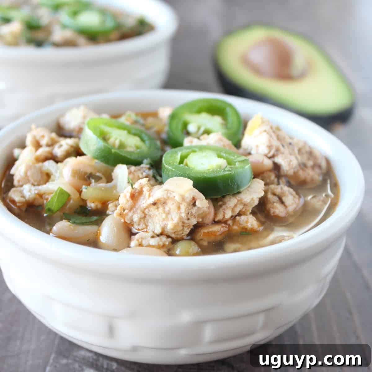 A comforting White Chicken Chili Recipe, perfect for a hearty meal.