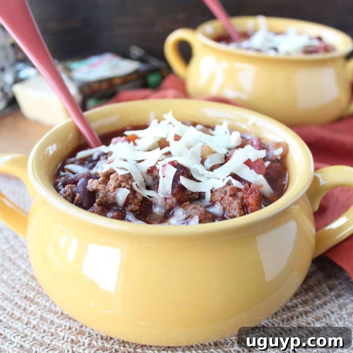 A hearty Chipotle Stout Chili Recipe, slow-cooked to perfection.