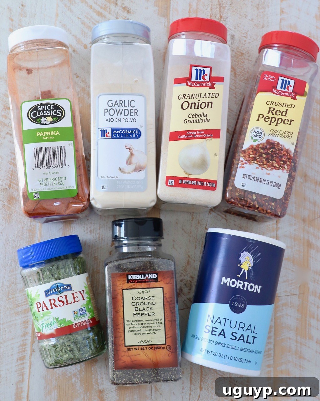 ingredients for chicken seasoning