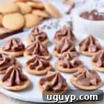 Nutella cheesecake bites on plate