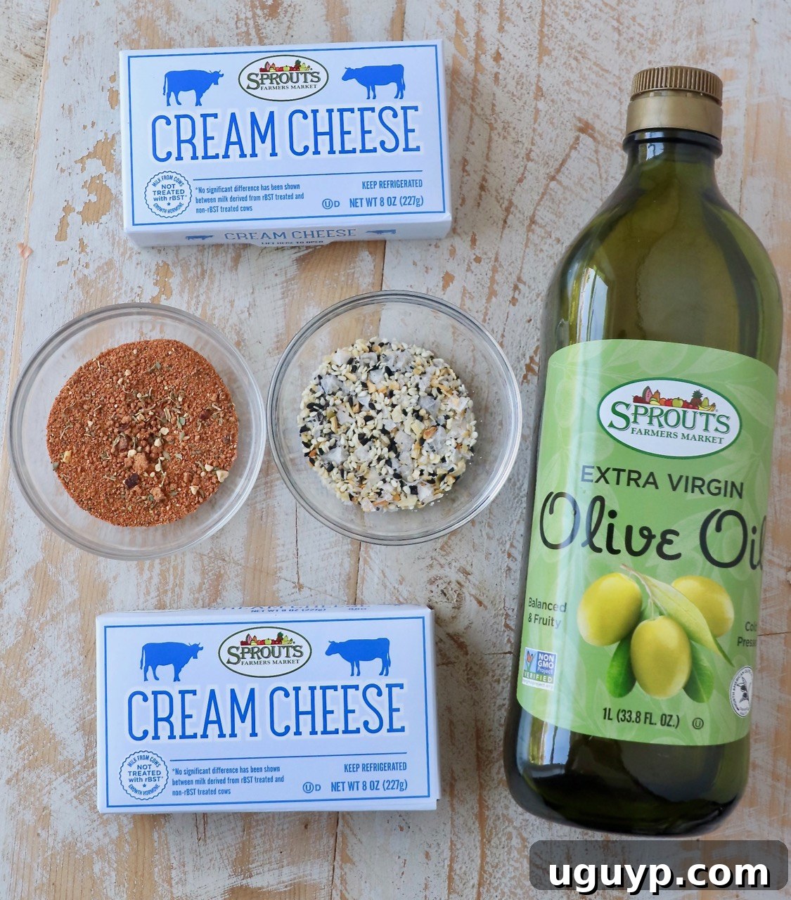 ingredients for smoked cream cheese