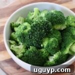 steamed broccoli in bowl