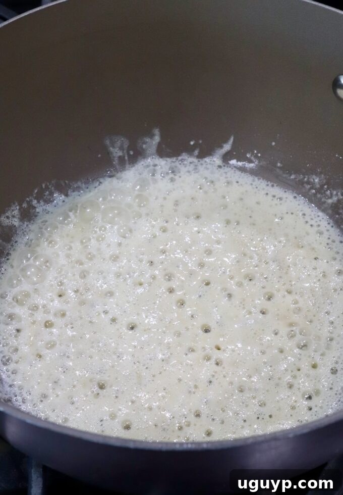 flour and butter combined in saucepan