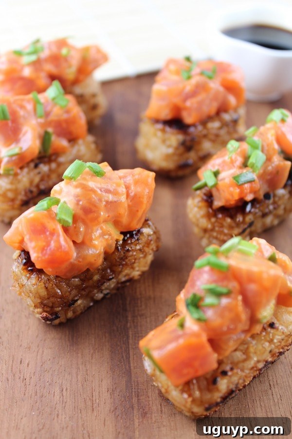 Katsuya Spicy Tuna on Crispy Rice Cakes Recipe