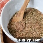 carnitas seasoning in a bowl with a wooden spoon