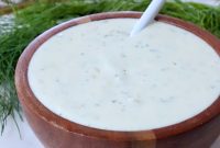 Zesty Dill Pickle Ranch Dressing