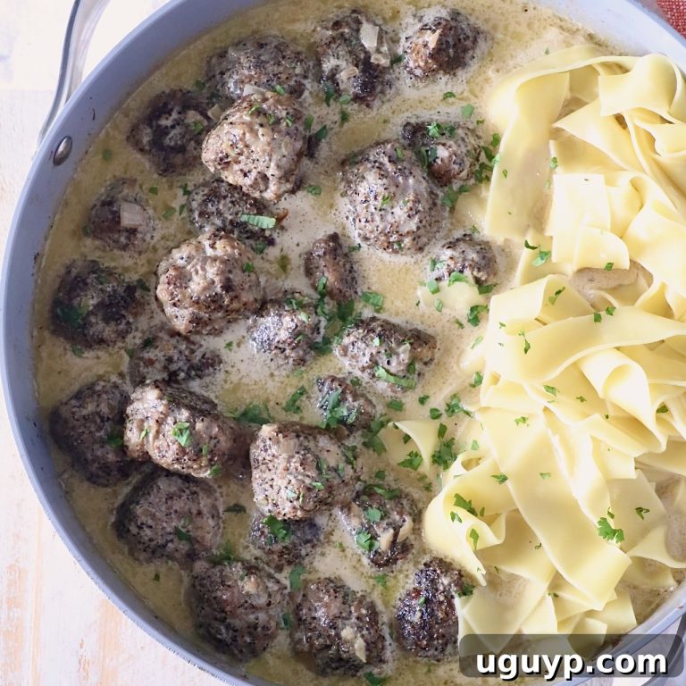 Creamy Peppercorn Meatballs 19 featured 78570 2