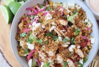 Charred Elote Chicken Bowls