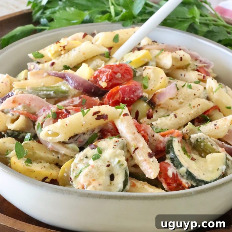 Creamy Boursin Pasta Primavera with Spring Vegetables 68 featured 78890