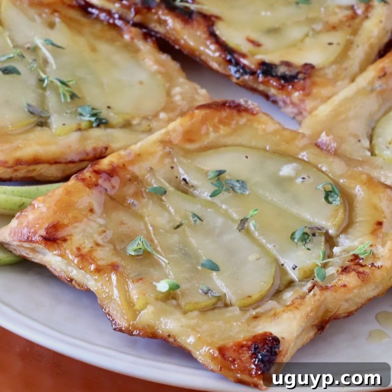 Gorgonzola and Pear Tart Recipe: Savory-Sweet Rustic Tart 6 featured 79085