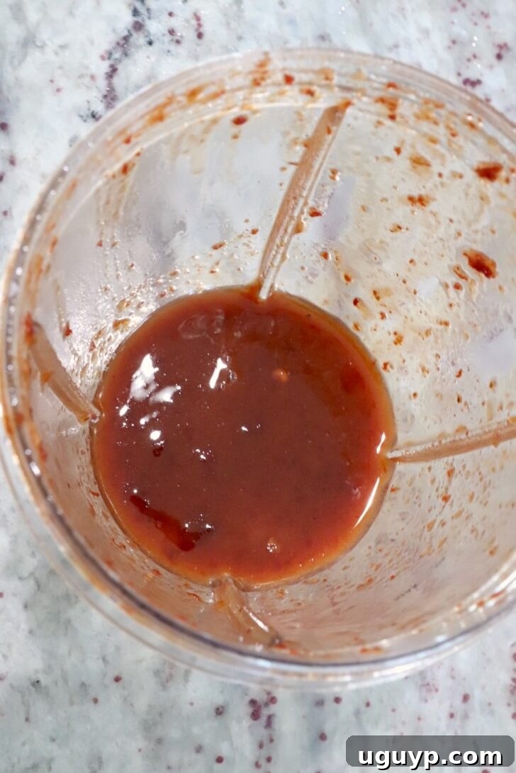 chipotle honey sauce in a blender cup