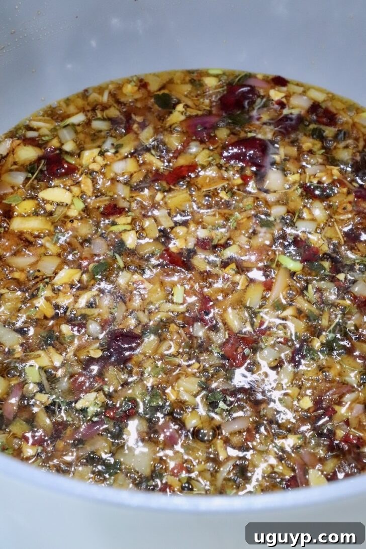 Calabrian chili crisp in a pot