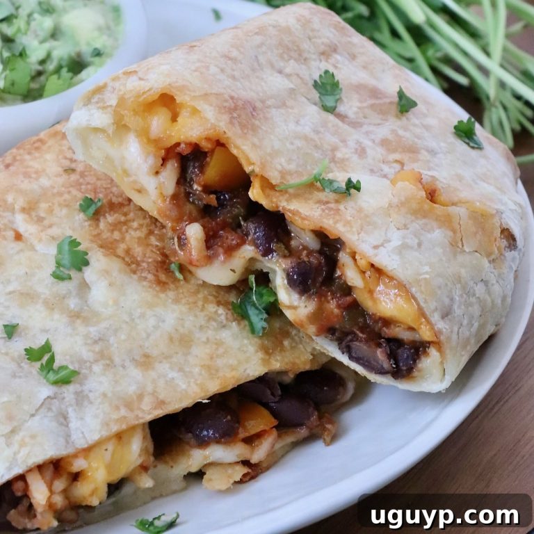 Cheesy Bean & Rice Burrito Recipe – Quick Weeknight Meal 18 featured 79782