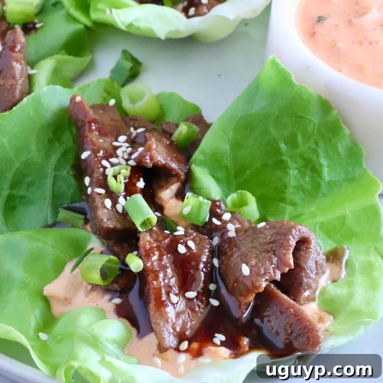 Korean Beef Bulgogi Lettuce Wraps Recipe 129 featured 80410