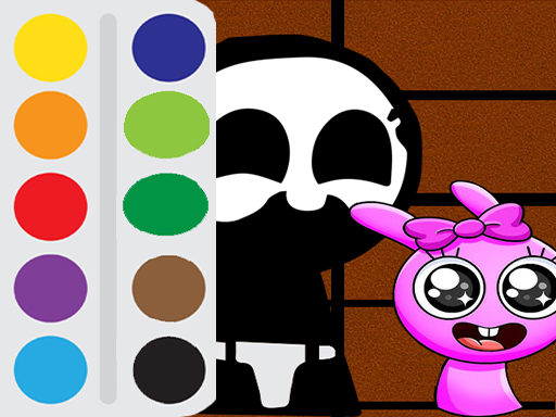 Baby Sprunki incredibox Colorat