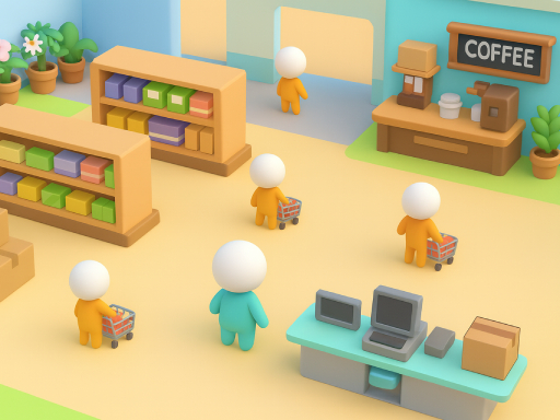 Simulator de supermarket mare