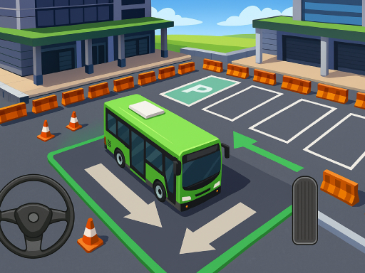 Parcare de autobuze 3D