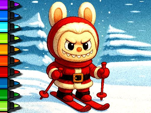 Colorat ușor Labubu Time