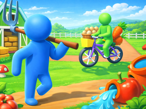 Jocul vieții agricole pe terenuri agricole