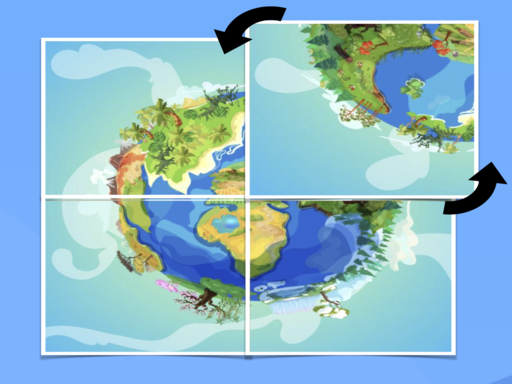 Puzzle cu blocuri de imagini
