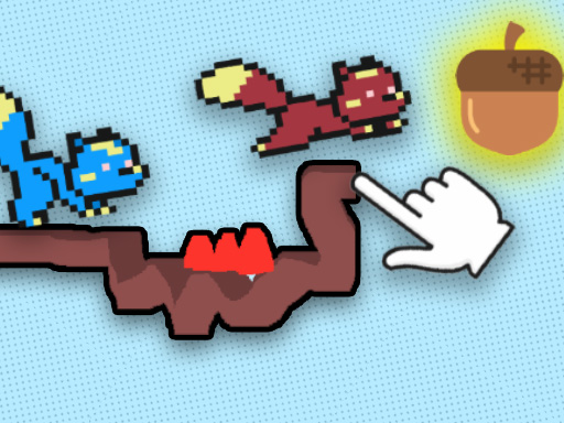 Veverițe Desenează-ți nivelul!